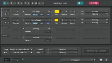 FeelYourSound ChordConverter, ChordPotion, HouseEngine, TranceEngine - 为音乐制作人打造的多功能MIDI生成与转换插件