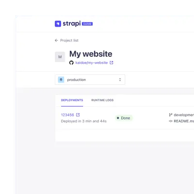 有关strapi的docker部署
