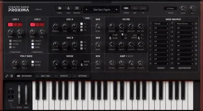 Synapse Audio Proxima 1.0.1：复古模拟合成器的重生
