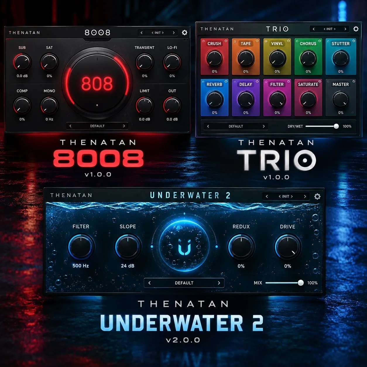Underwater 2 – Drake风格水下效果插件（VST多效果器）